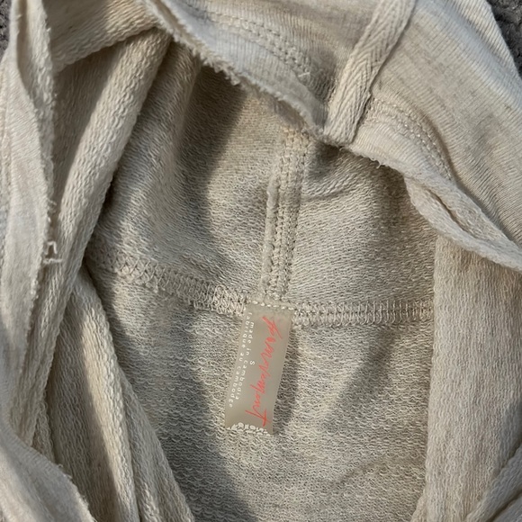 Free people movement - small crème Ruched Turtleneck Sweater - Picture 2 of 2